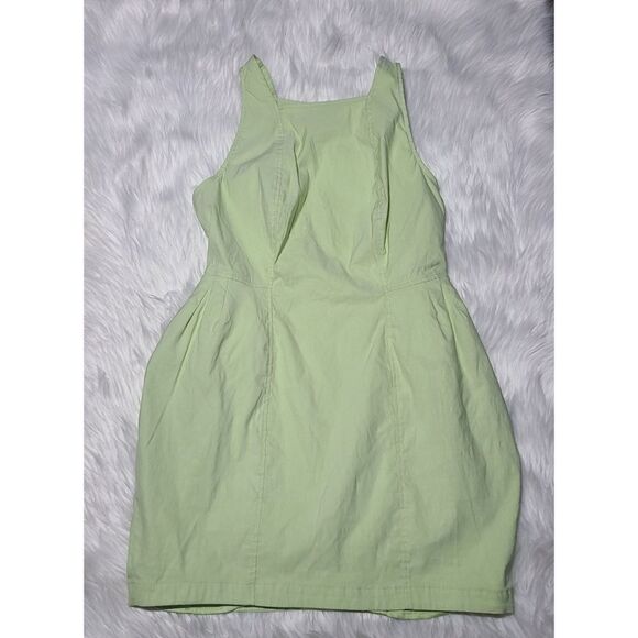 NWT|Maeve Anthro Lime Green Mini Dress, XSP - Picture 2 of 10